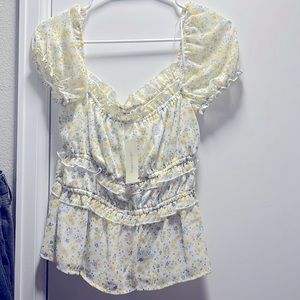 Medium Francesca’s Floral Blouse